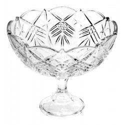 Centro De Mesa 22cm Diâmetro Por 18cm Altura Taurus Cristal Ecológico Bohemia